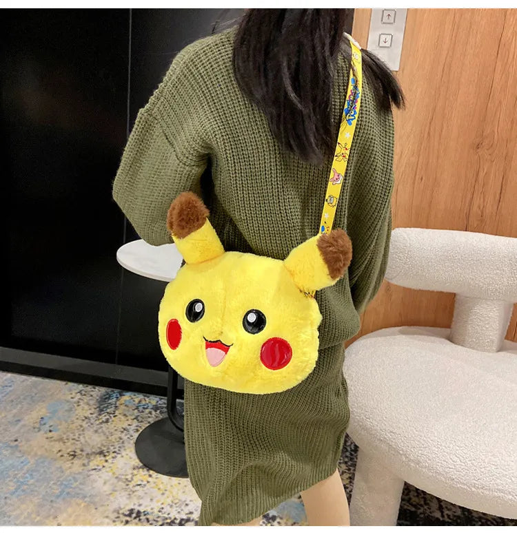 Pokemon Anime 20CM Toy Pikachu Toy Shoulder Bag