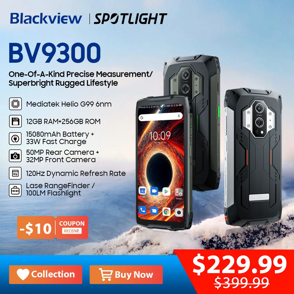 [New] Blackview BV9300 G99 Rugged Smartphone 21GB 256GB