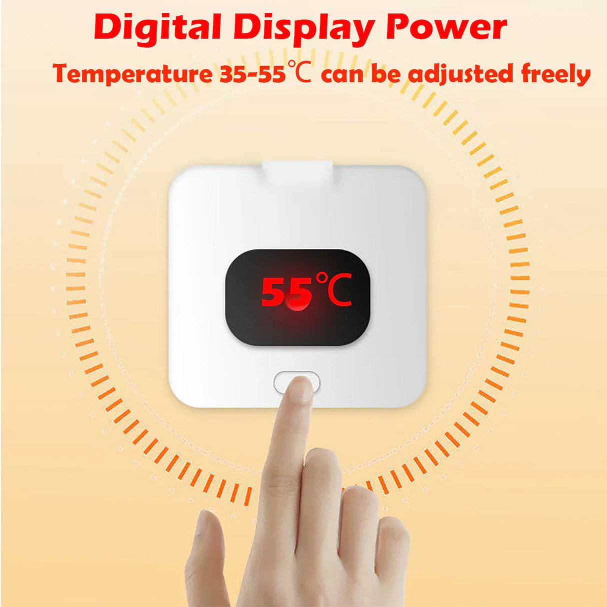 Electric Heat Mouse Pad Table Mat Display Temperature