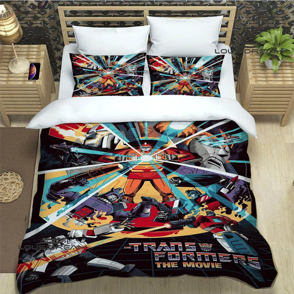 T-Transformers Cartoon Bedding Sets exquisite bed supplies set
