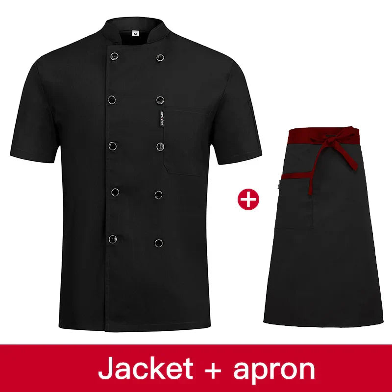 3 colors high quality Double breasted Chef uniform