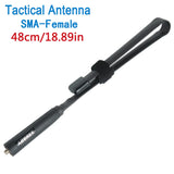 ABBREE CS Tactical Antenna SMA-Female Dual Band VHF