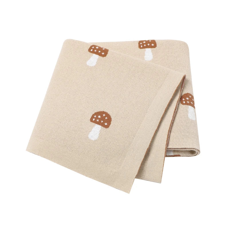 Newborn Baby Blankets Super Soft Knitted Infant Kids