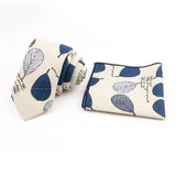 Men Linen Plant Ainmal Ties Set Pocket Handkerchief