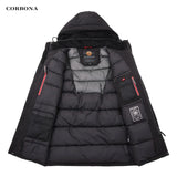 CORBONA 2023 New Men Winter Jacket Oversized Warm