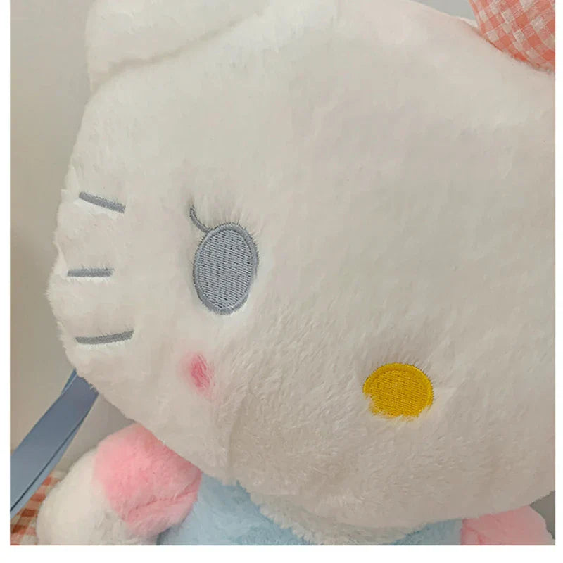 New Sanrio Hello Kitty Kawaii Plush Backpack Stuffed