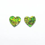 30x30mm 30pcs Acrylic with Shell Heart