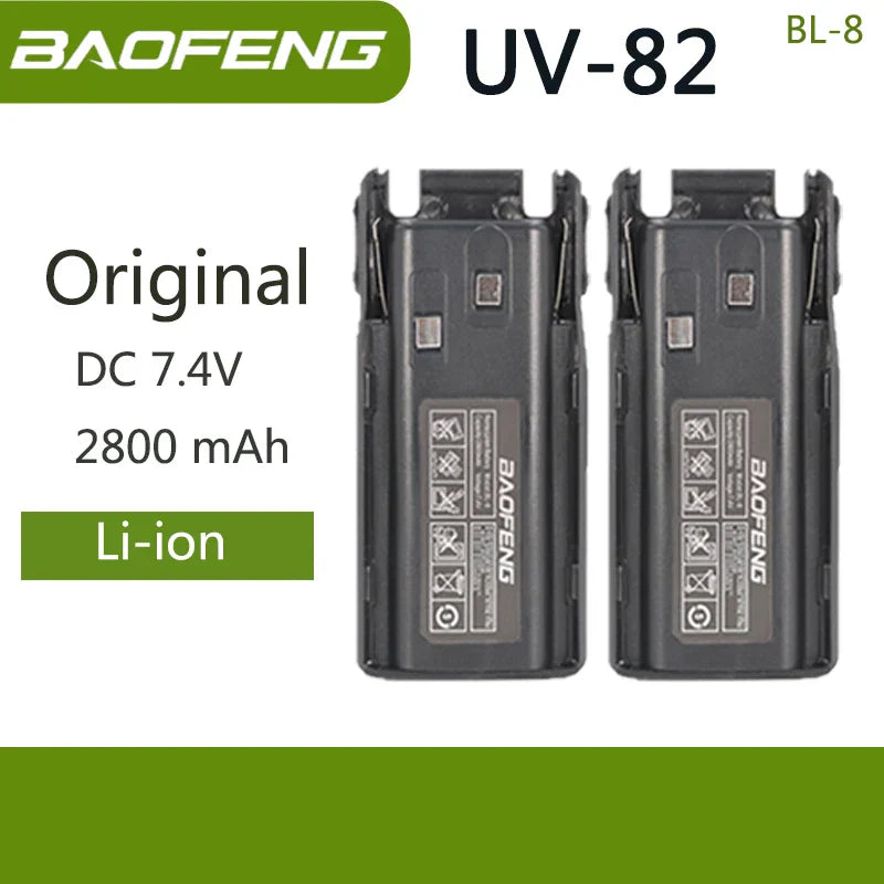 Baofeng UV 82 BL-8 Battery Walkie Talkie Ham