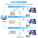 WiFi Repeater 1200Mbps Dual Band Wireless Amplifier 2.4G