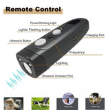 2 in 1 Ultrasonic Dog Repeller with Flashlight
