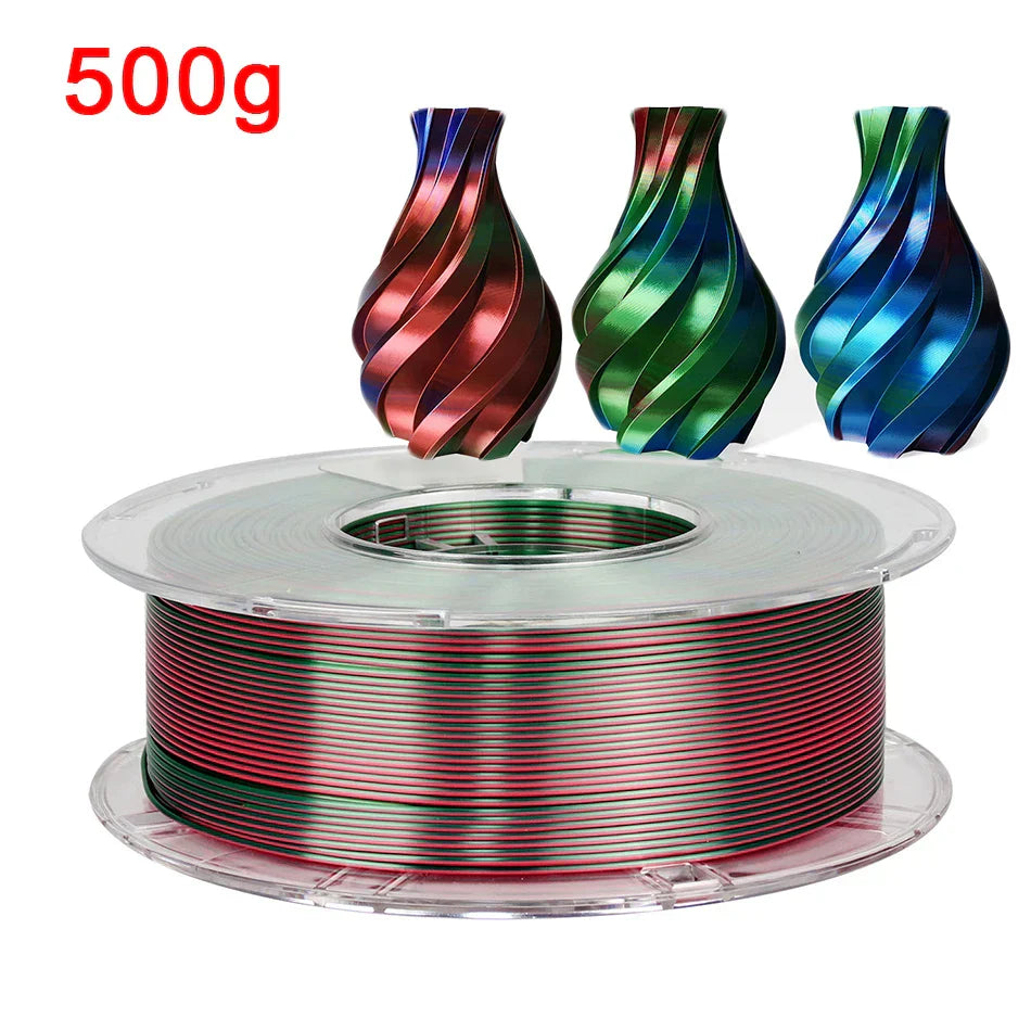 Tri-Color 3D Printer Filament PLA Silk Tricolor for