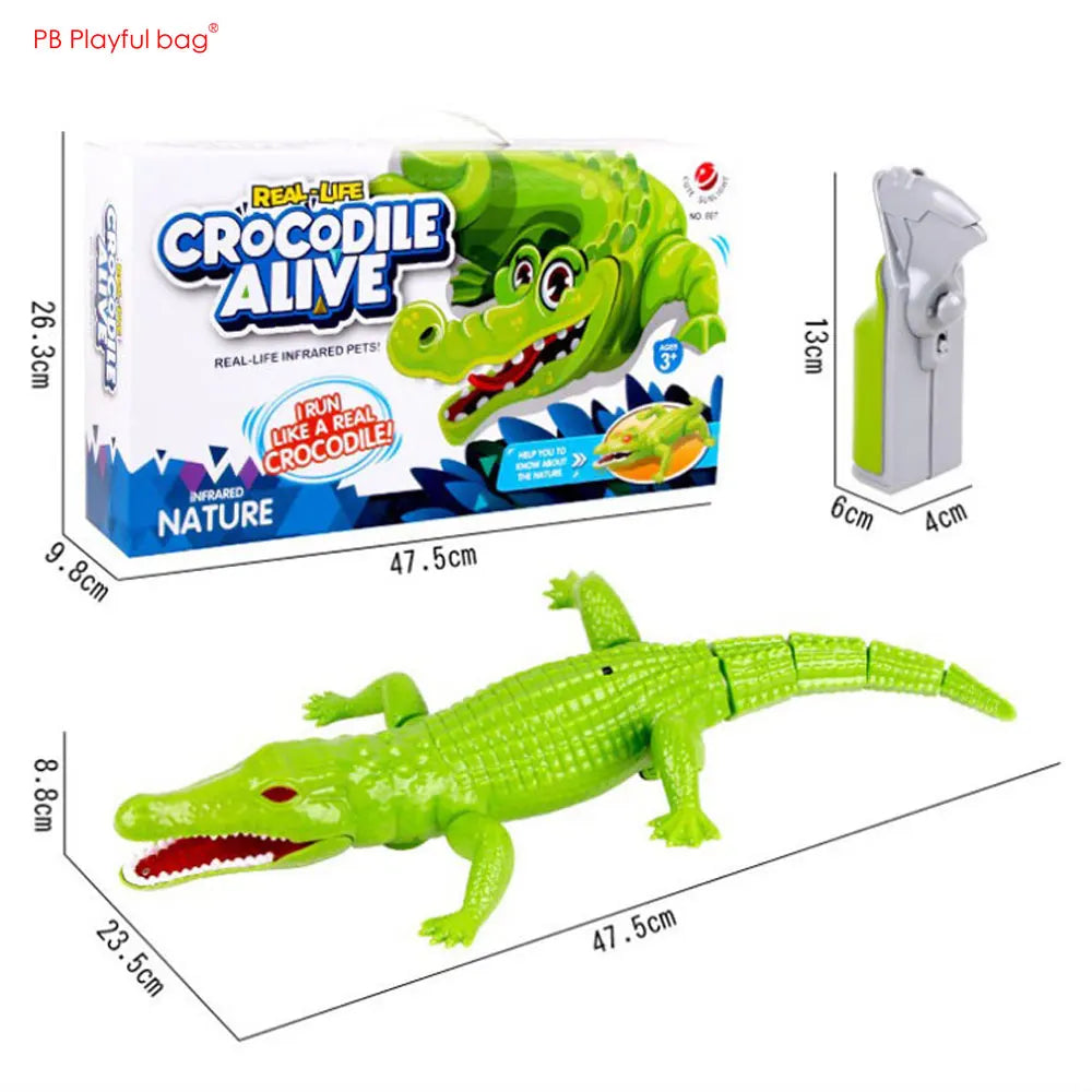 Simulation Infrared Remote Control Crocodile Electronic Animal Toys