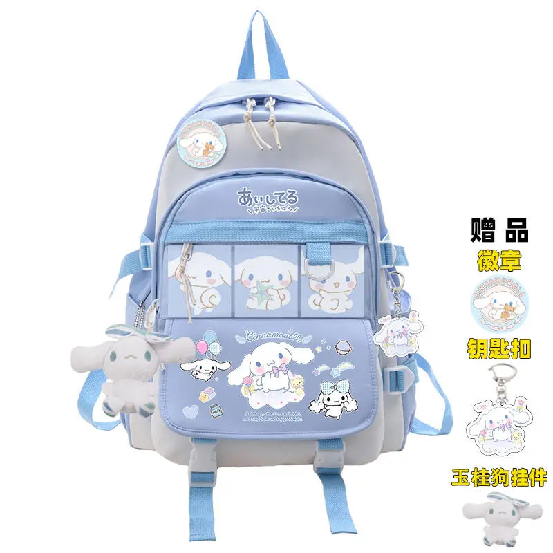 Anime Sanrio Plush Toy Cinnamoroll Backpack Children Girl