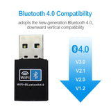 WiFi Bluetooth Wireless Adapter 150Mbps USB Adapter 2.4G