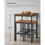 VASAGLE Bar Table, Small Kitchen Dining High Top
