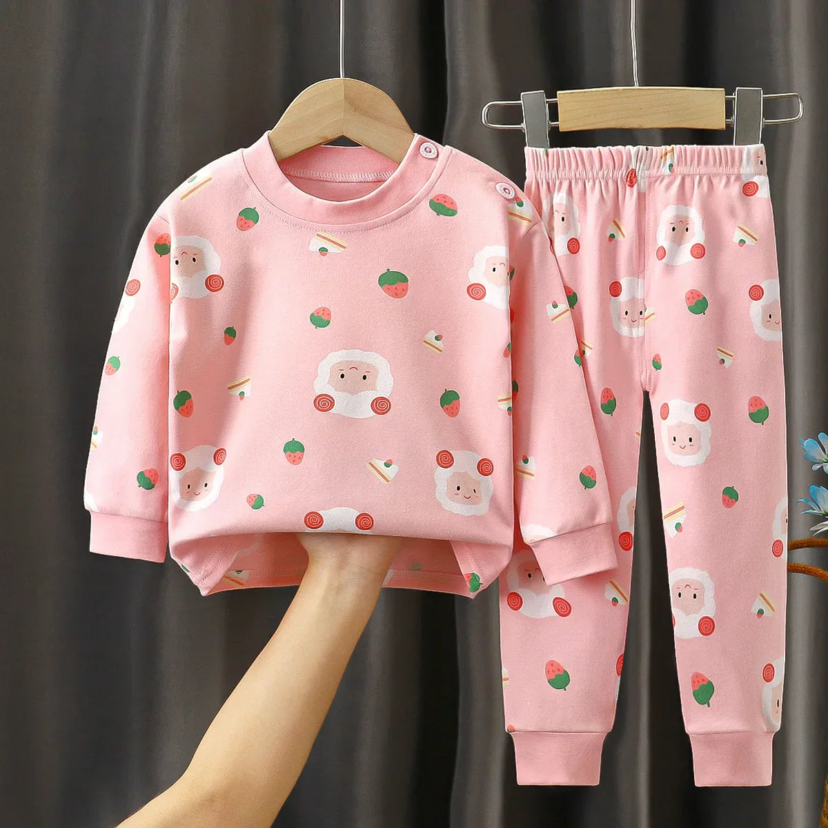Child Underwear Set Cotton New Cartoon Pattern Autumn