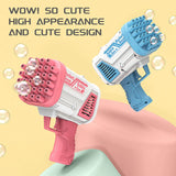 Gatling Bubble Gun 3229 Holes Bazooka Automatic Bubble