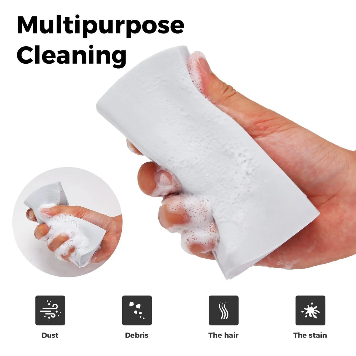 Damp Clean Duster PVA Sponge Reusable Car Detailing