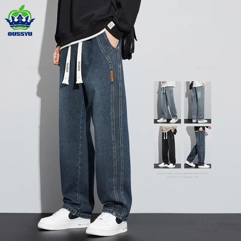 OUSSYU Brand Clothing New Design Cotton Jeans Men