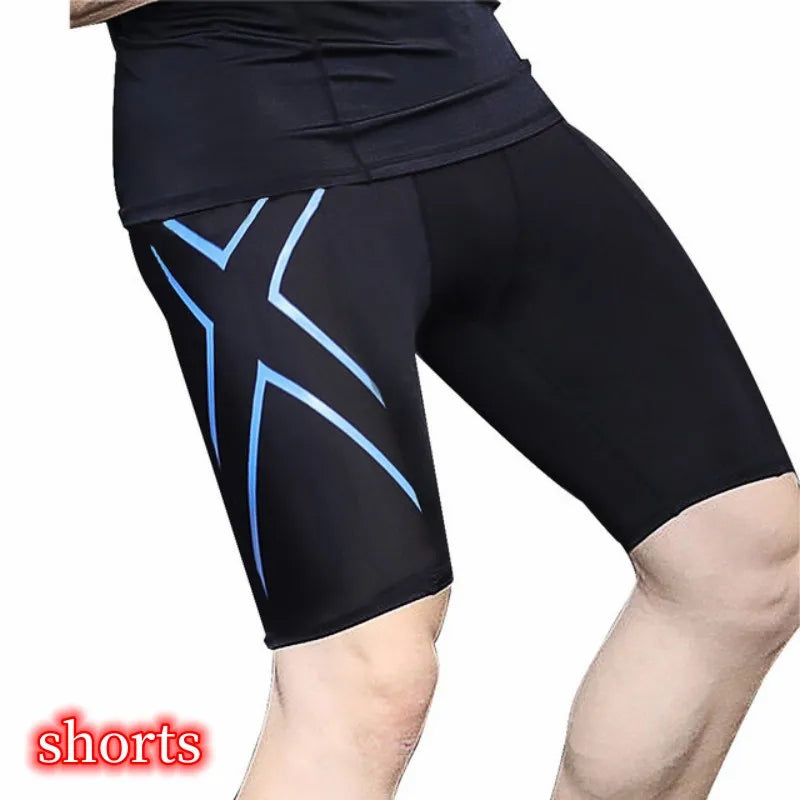 Men's sports pants compression quick-drying fitness sports leggings