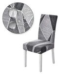 Printed Chair Cover Elastic Seat Chair Covers Removable