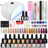 PHOENIXY Gel Nail Polish Set with 36W Nail