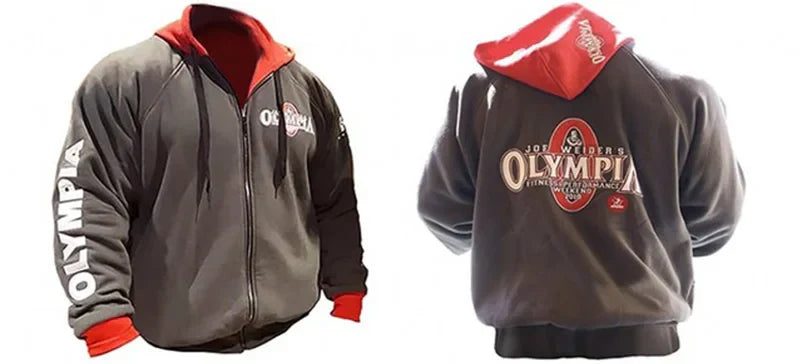 2023 OLYMPIA Men Gyms Hoodies Gyms Fitness Bodybuilding