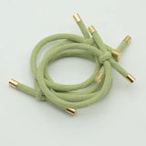 30PCS 5mm Twilled Cords Knotted Elastic Hair Bands