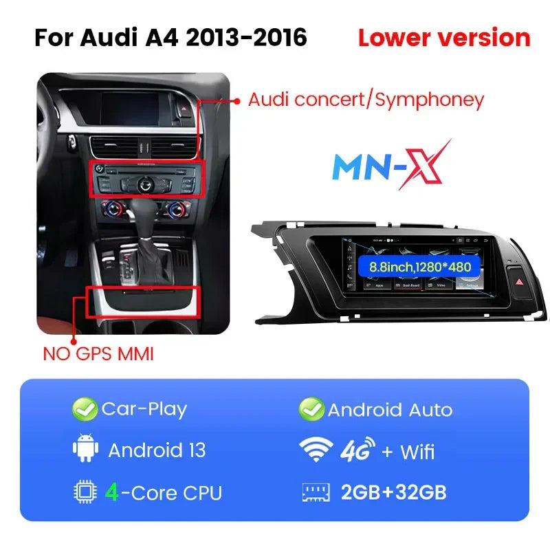 Android 13 CarPlay Auto Radio Intelligent System