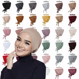Inner Tie Back Hijab Cap Modal Turban Hat