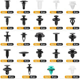 800pcs-100Pcs Car Fastener Clip Kit Fender Rivet Clips