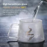 YWDL 200ml Double Wall Glass Coffee Mug Heat-resistant