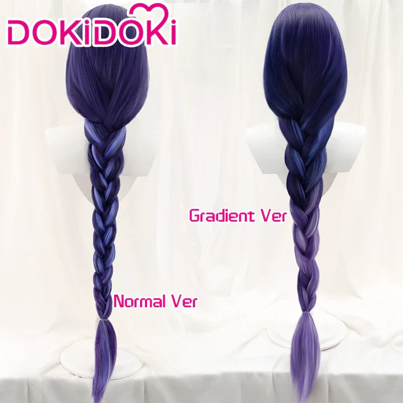 Raiden Shogun Baal Wig Gradient Dyeing Wig Game