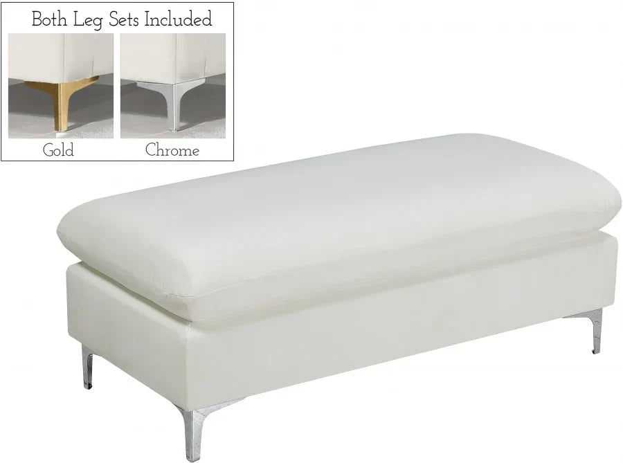 Bench stool rectangular footrest chair velvet stool Tufted
