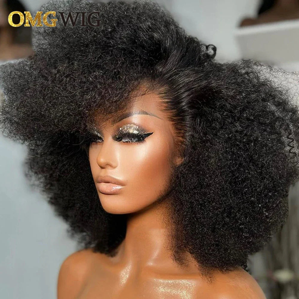 13x6 Honey Blonde Brazilian Afro Kinky Curly Wig