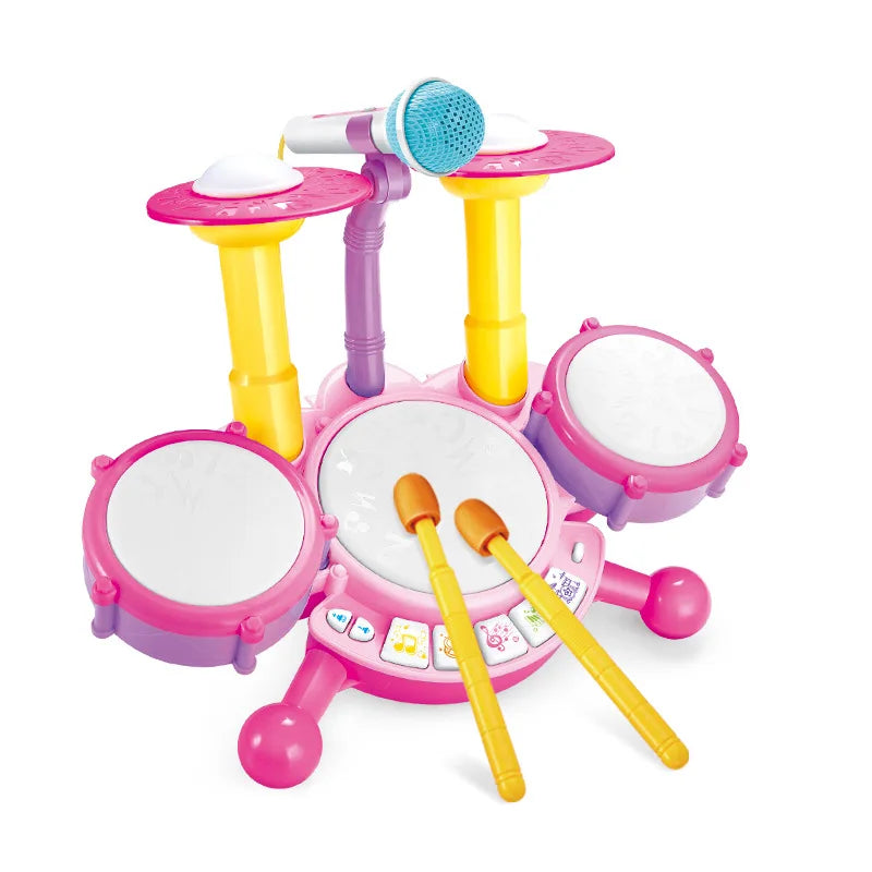 Kids Drum Set Toddlers 1-3 Musical Baby Educational