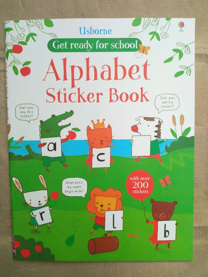 A4 size Children Preschool Montessori Cartoon Sticker books