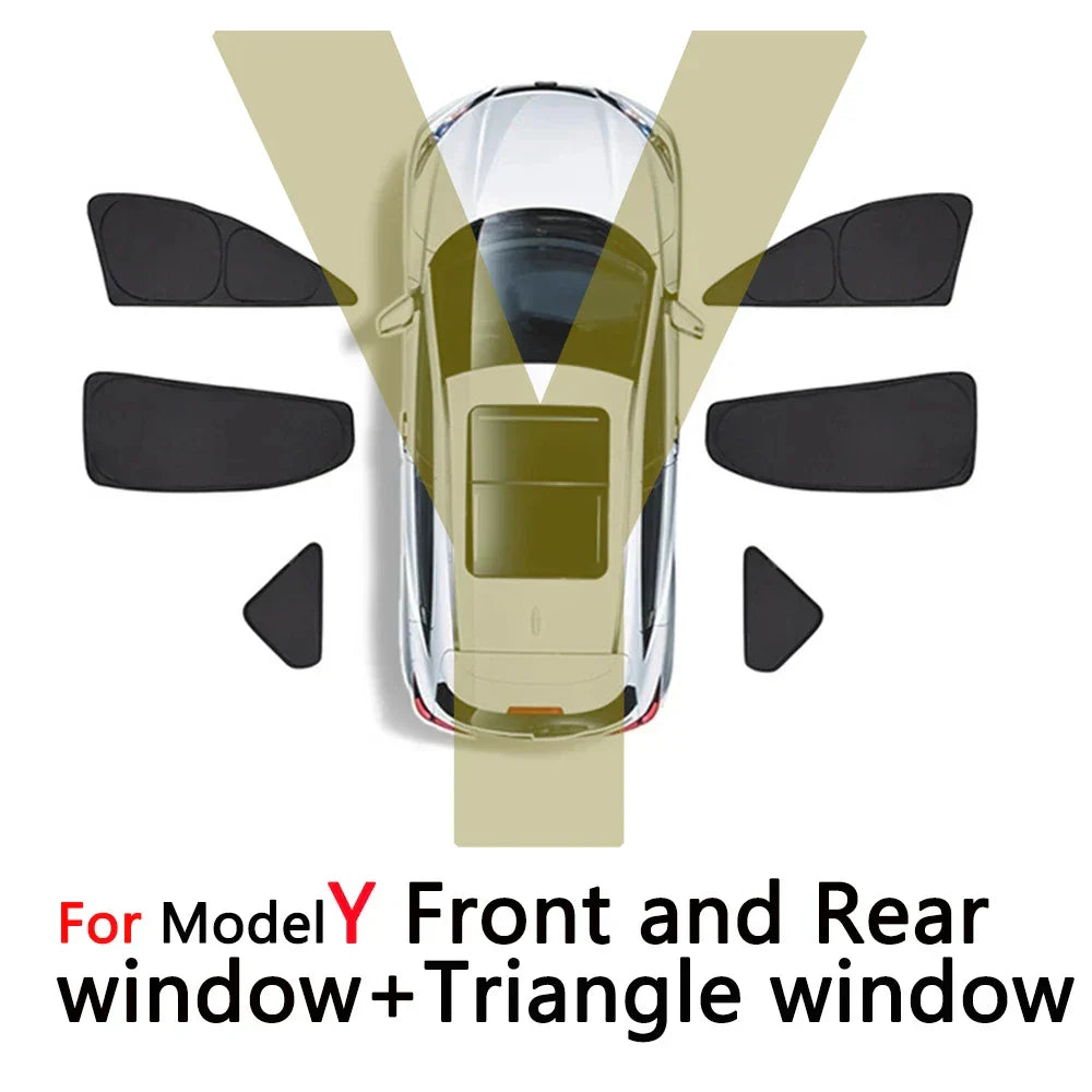 Car Side Window Sunshade Front Rear Windshield Privacy