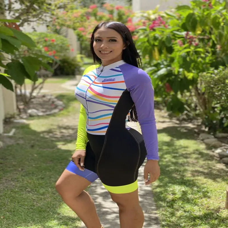 XAMA Cycling Ladies Monkey Long Sleeve Summer Set