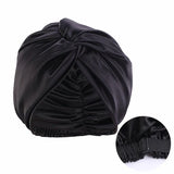 New Women Satin Sleep Night Cap Adjustable Double