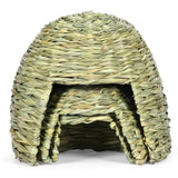 Foldable Straw Woven Rabbit Cages Pets Hamster Guinea