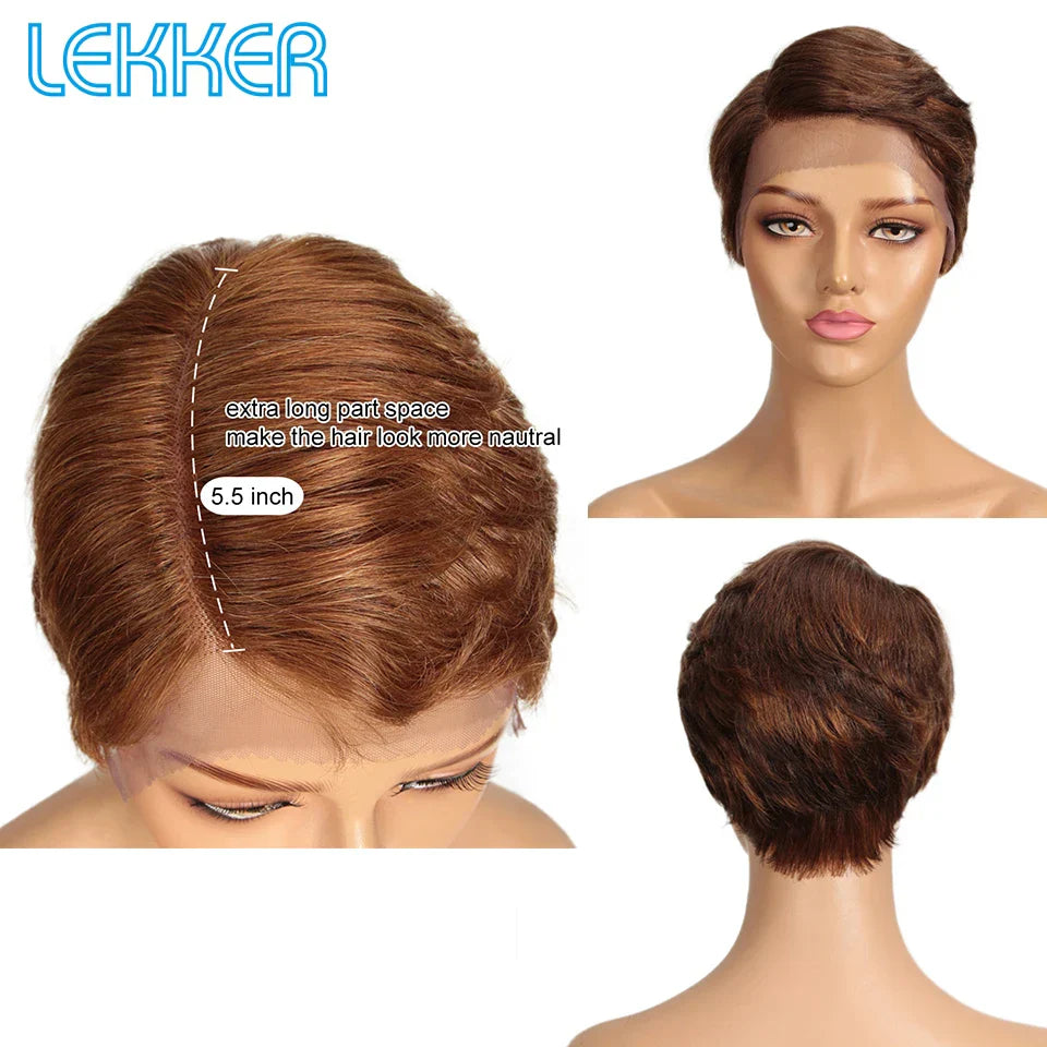 Lekker Short Pixie Bob T Part Lace Human