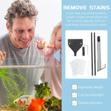 Fish Tank Algae Scraper Cleaner Supply Long Handle