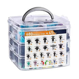 800pcs-100Pcs Car Fastener Clip Kit Fender Rivet Clips