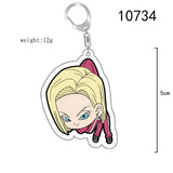 Anime TV Dragon Z Super Saiyan Acrylic Pendant