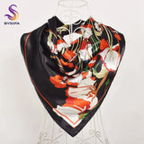 BYSIFA| Fall Winter Elegant Floral Design Scarves Shawls