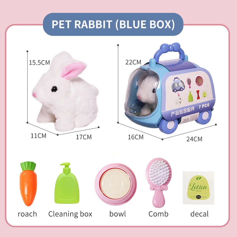 Children's Bunny Puppy Pet Electric Stuffed Toy Girl