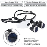 Head Wearing Dental Loupe Ultralight Binocular Magnifier Dentist