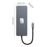 12-in-1 Type-C USB 3.2 Hub VGA Three Screen