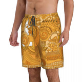 Mens Swimwear Swim Short Trunk Egyptian Sacred Cat